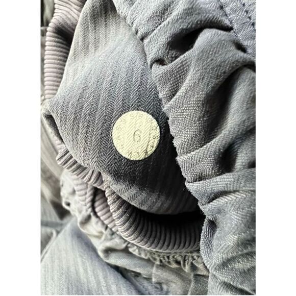 Lululemon Dance Studio Reversible Hoodie Jacket Gray w Blue Purple Tint Size 6 - Picture 5 of 7